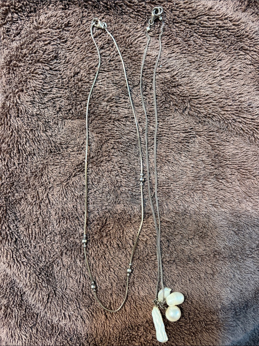 2  for 1 : 925 sterling silver necklaces
